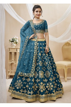 Green Silk Exclusive Lehenga